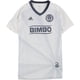 thumbnail image 1 of adidas Philadelphia Union Jersey para mujer, blanco, grande, 1 of 3