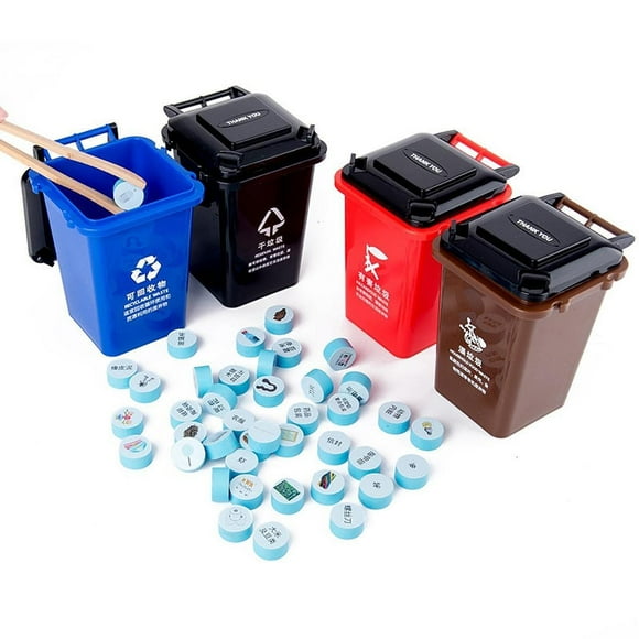 Juego De Clasificación De Basura, Juguete Sensorial, Caja De Combinación De Aprendizaje Para Bebés, Niños Y Niñas