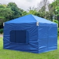 thumbnail image 5 of Aoodor Pop Up Canopy Tent with Removable Mesh Window Sidewalls, Portable Instant Shade Canopy with Roller Bag, 5 of 10