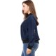 thumbnail image 2 of Chaqueta Bomber LigeBolsillo uxcell Azul Oscuro XL, 2 of 7