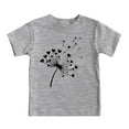 thumbnail image 4 of Tfken Summer T-Shirts For Boys Print Crew Neck Short Sleeve Tops Fashion Casual Daily Wear Toddler Soft Tops Gray Size 3-4 Years, 4 of 4