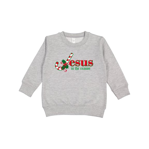 Inktastic Candy Cane Jesus Toddler Sweatshirt