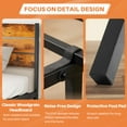 thumbnail image 4 of Aidoly Full Size Bed Frame, 13 inches High, No Box Spring Needed and Heavy Duty with Storage, 4 of 9