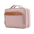 thumbnail image 4 of Neceser de viaje con gancho para colgar y compartimento organizador de joyas Rosa, 4 of 8