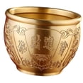 thumbnail image 1 of Cuenco del tesoro Feng Shui, adorno de escritorio, cuenco decorativo, cuenco de la fortuna de latón para Estilo C, 1 of 8