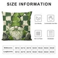thumbnail image 5 of St Patricks Day Pillow Covers Pillow Cases Green Lucky Decorative Cushion Covers for Couch Sofa, 5 of 5