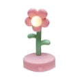 thumbnail image 4 of Decorative Nightstand Lamp, Simple Lighting Stylish Aesthetically Pleasing Flower Table Lamp Heart Button Lightweight Portable  For Study Office, 4 of 8