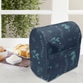thumbnail image 3 of Underwater Stand Mixer Cover, Hand-Drawn Ocean Creature Goldfish Seahorse, Kitchen Appliance Organizer Bag Cover with Pockets, 5 Quarts, Azure Blue Night Blue, by Ambesonne, 3 of 4