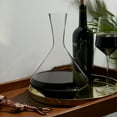 thumbnail image 5 of Viski Angled Wine Decanter for Red or White Wines Birthday Party Gifts 60oz, 5 of 6