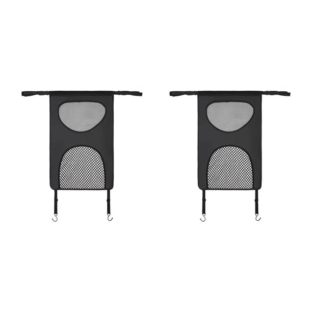 Kenally Red de barrera para mascotas de coche, asiento trasero de animales, seguridad Universal para Interior de coche, accesorio de aislamiento de Negro 2piezas Kenally CBP161154