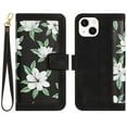 thumbnail image 3 of Designed for iPhone 14 Wallet Case Cute for Women, Premium PU Leather Flip Kickstand Cover with Card Holder [Long Crossbody Strap + Short Wrist Lanyard] Magnetic Closure Phone Case,Black, 3 of 10