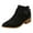 Black, variant on Fall Boots Roman Retro Short Boots for Women's Autumn/Winter Large Size Medium Heel Heel Pointed Toe and Boots for Women'S