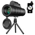 thumbnail image 3 of Telescopio Monocular 12X50 Hd Con Brújula De Visión Nocturna Clara Con Poca Luz Soporte Para Teléfono Para Observación De Aves Senderismo Camping Viajes Regalos De Navidad Kearding OD014069-00, 3 of 6
