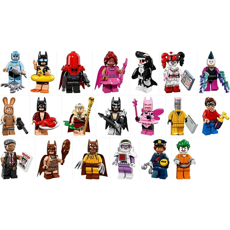  LEGO The Batman Movie Collectible Minifigures Complete Set of  20 (71017) : Toys & Games