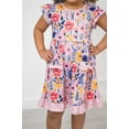 thumbnail image 5 of Millie Loves Lily Girls Pink BTS Floral 2-Pocket Dress, Big Girls,Size 8, 5 of 6