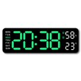 thumbnail image 1 of CUITING Digital Wall Clock Digital Calendar Large Wall Clock 13” Large Display Digital Clock LED Digital Clock with Remote Control Countdown Dimmer Large Clock with DST Date Week Temperat, 1 of 8