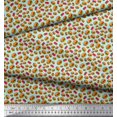thumbnail image 3 of Soimoi Polyester Crepe Fabric Coke & Burger Food Print Fabric by Yard 42 Inch Wide, 3 of 3