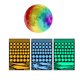 thumbnail image 1 of Moyic 589 piezas de pegatinas luminosas, papel tapiz fluorescente, calcomanías autoadhesivas brillantes para techo de niños, fondo de cumpleaños Decoración del hogar Moyic HA062013-00, 1 of 6