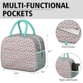 thumbnail image 6 of Lunch Bag Lunch Box for Women Reusable Insulated Lunch Bags,Water-Resistant Strawberry Plants Fruit Cooler Lunch Tote Bag, Large Capacity for Work Travel Picnic, 6 of 6