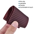 thumbnail image 4 of Uxcell Silicone Protective Anti-slip Bottom Mug Cup Sleeve Water Bottle Boot Reddish-brown 4 Pack, 4 of 5