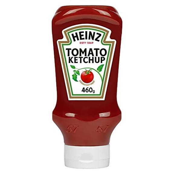 Heinz Inverted Bottle Tomato Ketchup 14 oz (Pack of 48)