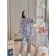 thumbnail image 1 of Sanrio-Conjunto de pijama de Hello Kitty para niña, ropa de casa cálida de manga larga con dibujos animados de Kuromi Cinnamoroll, regalo para estudiantes, primavera y otoño, 1 of 4