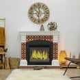 thumbnail image 5 of Mi Alma Removable Vinyl Retro Red Orange Backsplash Tile Stickers, 24pcs, 5 of 10