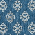 thumbnail image 5 of Alise Rugs Colonnade Transitional Scroll Indoor/Outdoor Area Rug Indigo 2'3'' x 7'3'' 8' Runner Indoor,Outdoor,Runner Living Room,Patio,Entryway Grey, 5 of 5