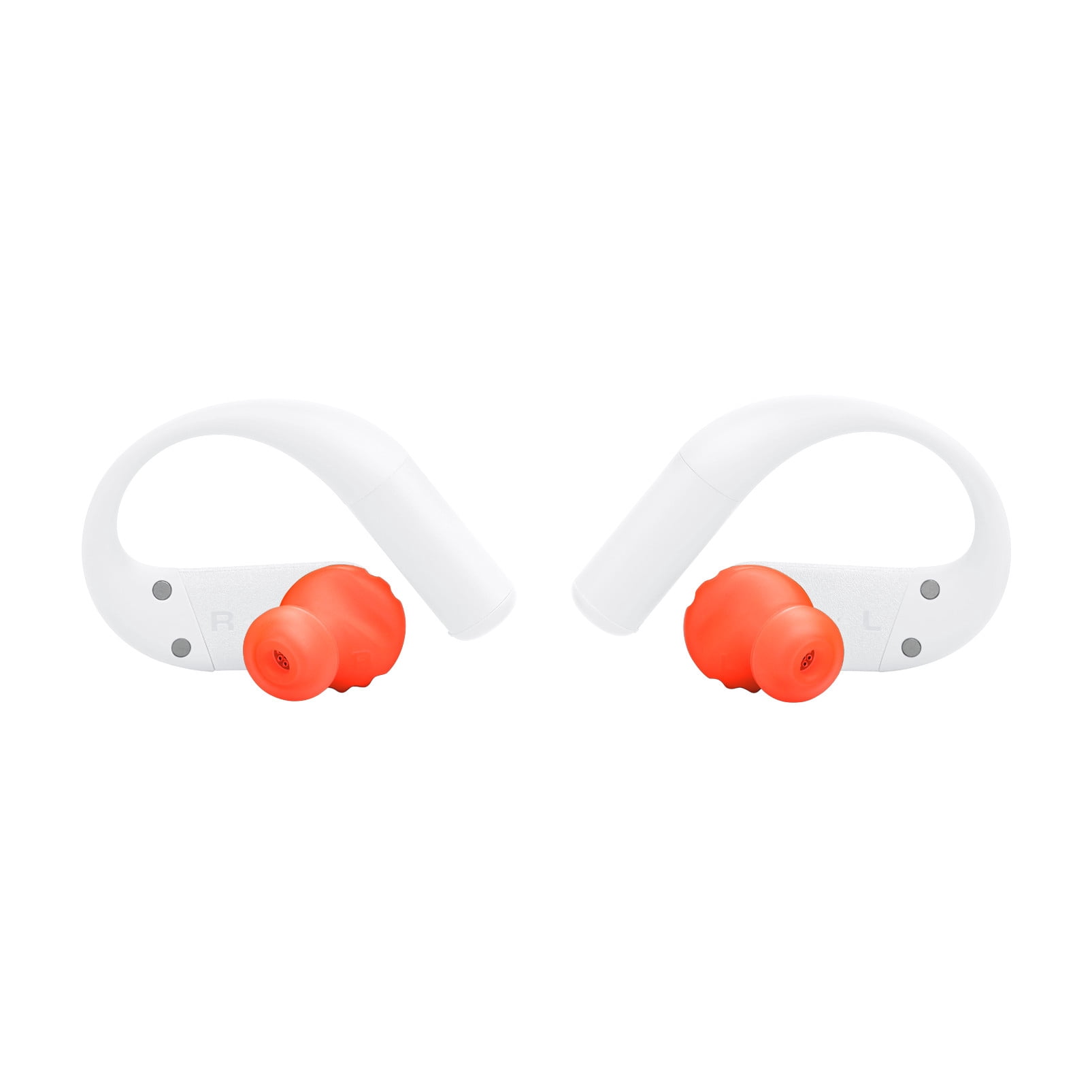 JBL Endurance Peak 4 - True Wireless Noise Cancelling Sport Earbuds - White / Orange
