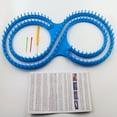 thumbnail image 1 of HEALEEP Sweater Accessory 8-shaped Loom for Scarf Making with Blue ABS 1 Set, 1 of 8