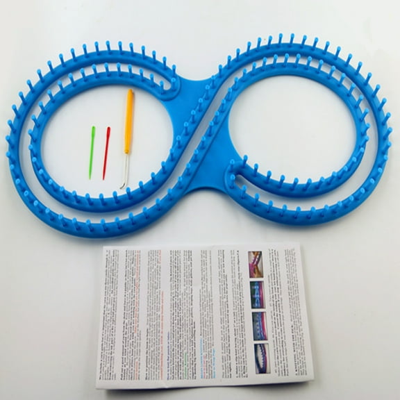 DECORNIJIA Yarn Hat Maker for DIY Tool Blue 1 Set with Blanket Making