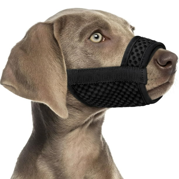 Bozal para Perro Mayerzon Mediano con Malla Suave Transpirable Ajustable