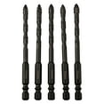 thumbnail image 4 of Four-Flute Sawtooth Eccentric Drill Bit Professional Carpentry Tools For Glass Ceramic Concrete Brick Metal Drill Bit Set - D, 4 of 7