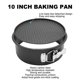 thumbnail image 3 of Molde Para Hornear De Metal Antiadherente Con Fondo Extraíble, Moldes Para Pasteles De Acero Al Carbono Negro, Molde Redondo Para Hornear Pasteles, Accesorios De Cocina matsuzay HA022580-00, 3 of 7