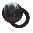 thumbnail image 3 of Round Bar Stool Seat Covers, Gloomy Mansion Forest Scene Elastic Round Chair Cover Stool Seat Slipcover Bar Stool Cushions Round Pad for 12-14 inch, 3 of 7