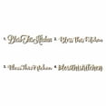 thumbnail image 1 of Bless This Kitchen Sign Unfinished Wood Cutout Home Decor DIY Option 3- 24" Wide / 1/8", 1 of 3