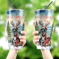 thumbnail image 4 of Merry Christmas Santa Reindeer Antlers Great Dane Sleigh Xmas Winter Holiday 30oz Stainless Steel Tumbler Insulated Cup with Lid Danes Dog Lover Gifts - 00023, 4 of 5