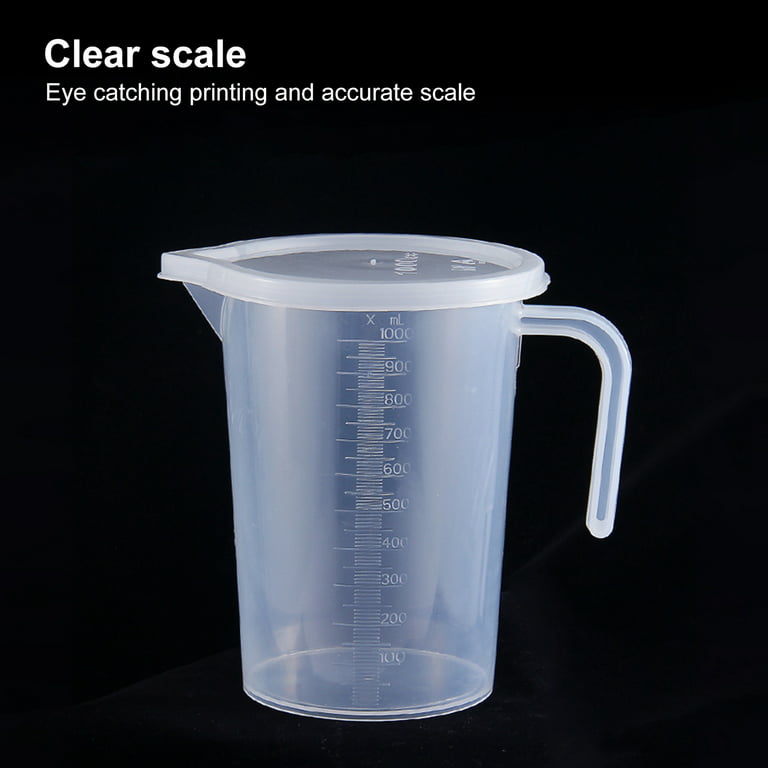 1/2PCS Plastic Measuring Cup Jug Pour Spout Surface Kitchen Tool Supplies  Quality Cup With Graduated Quality Kitchen