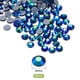 thumbnail image 2 of Uxcell 1440 Pcs Rhinestones Hotfix Cristales de Vidrio Gemas (SS16 4mm, Azul Marino), 2 of 5