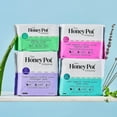 thumbnail image 4 of The Honey Pot 100%  Organic Cotton Cover Super Pads Herbal-Infused Pads With Wings Pesticide-free Cotton Essential Specifically Designed Soothe Refresh Have Cooling Effects Cramps Discomfort Pack of 2, 4 of 7