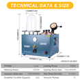 thumbnail image 4 of TOOLTOS  CAST Jewelry Precision Vacuum Investing Casting Melting Machine HH-CM06, 4 of 9