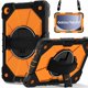 thumbnail image 1 of Funda Resistente a Golpes para Samsung Galaxy Tab A9+, Silicona Anti-caída + Funda Protectora de Capa de PC con Asa Giratoria de 360°, Soporte, Correa para el Hombro, Naranja, para Galaxy Tab A9+, 1 of 8