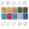 thumbnail image 3 of Anillos de aluminio de 10 colores Anillos de salto abierto Conectores tipo B-10x1mm Sunnimix Anillos de salto abiertos, 3 of 6