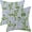Boho Floral-green Blue, variant on Boho Pillow Covers 18x18 inches Pack of 2 Yellow Pink Floral Throw Pillow Covers Outdoor Decoration Spring Summer Flower Decor Pillowcase Farmhouse Decorative Linen Cushion Cover for Sofa Couch