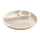 thumbnail image 3 of Xihbxyly Bandeja Circular para Comida, Elegante Plato Dividido para Servir, Plato para Refrigerios de Gran Capacidad, Bandeja para Cena Fácil de Limpiar, Uso Versátil para Fiestas o Comidas Familiare, 3 of 7