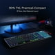 thumbnail image 4 of Teclado Redragon HORUS TKL K621-RGB-SP RD, Alámbrico e Inalámbrico, Español, Negro, Multicolor, 4 of 10