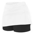 thumbnail image 5 of GigrtiJin 2-13 Years Toddler Girls Skort Solid Color High Waist Running Skirt Casual Sport Skirt for Children, 5 of 6