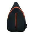 thumbnail image 2 of Vsenkes Pickleball Bag Bag Lightweight Fitness Neoprene Pickleball Racquet Bag Black Orange, 2 of 9