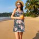 thumbnail image 3 of Balery Vintage Floral Vestidos de verano para mujer con estampado: vestido holgado sin mangas, vestido playero informal y cómodo para días calurosos., 3 of 7