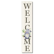 CounterArt "Gnome Welcome" Decorative Indoor/Outdoor Pallet Wood Sign 36" by 7.5"